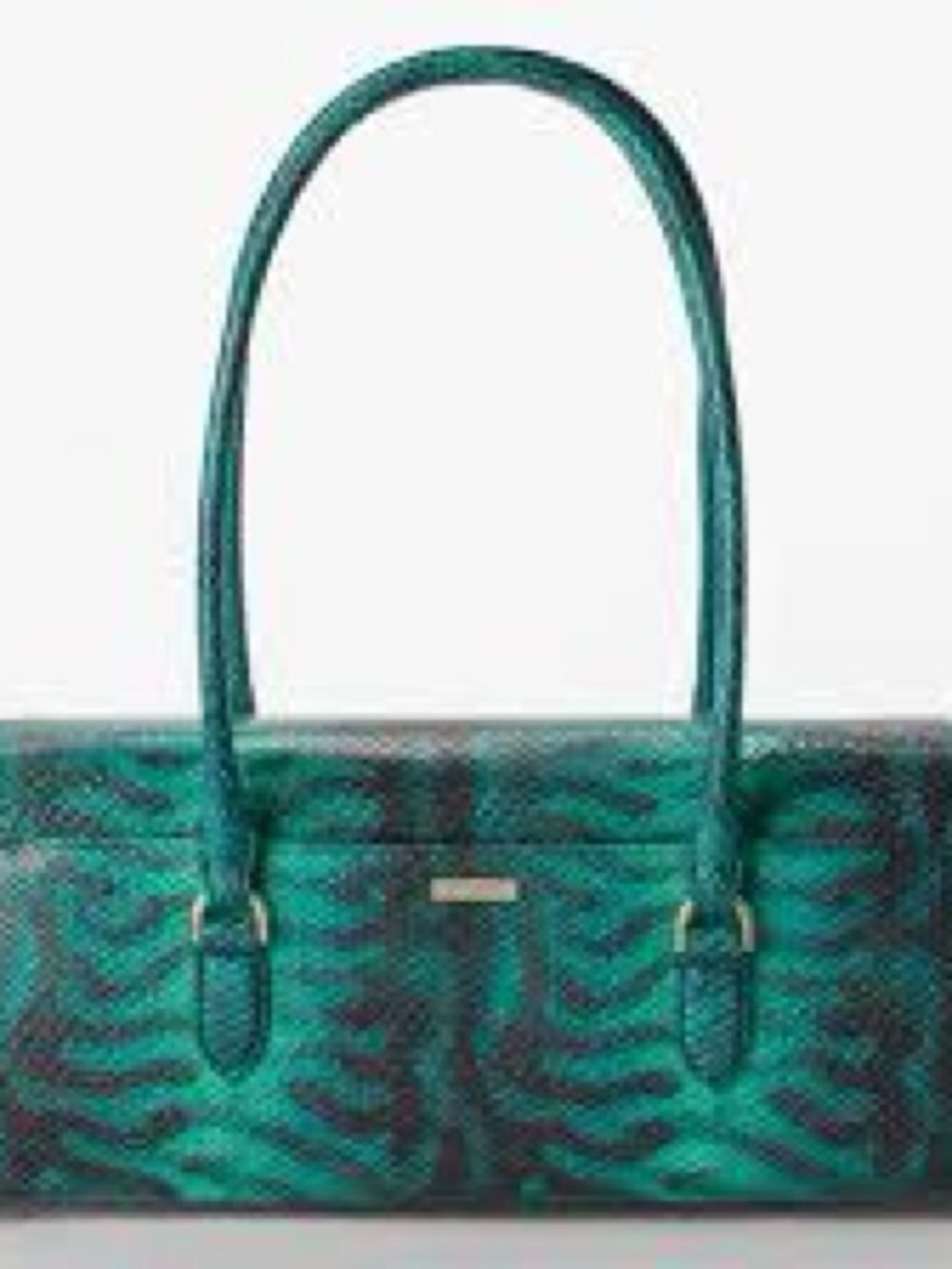 Brahmin Dayan blue mariner genuine leather
